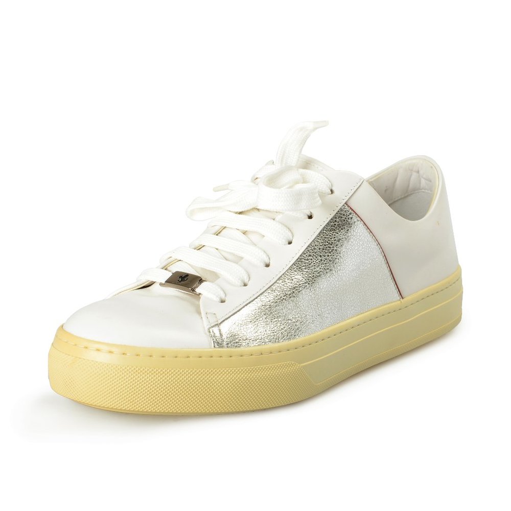 Tod's For Scuderia Ferrari Women's  Leather Fashion Sneakers Shoes US 9 IT 39